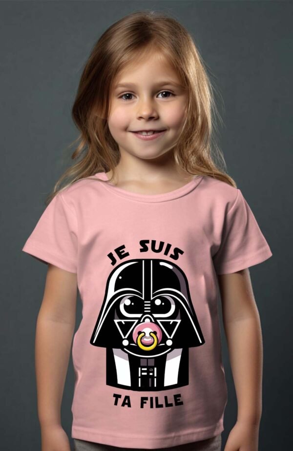 T-shirt Col Rond Fille - Fille vador