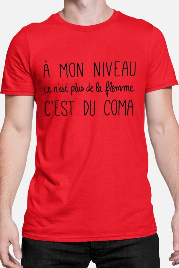A mon niveau c'est du coma - Tshirt Homme