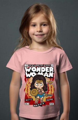 Funko Wonder – Tshirt Fille – Rose