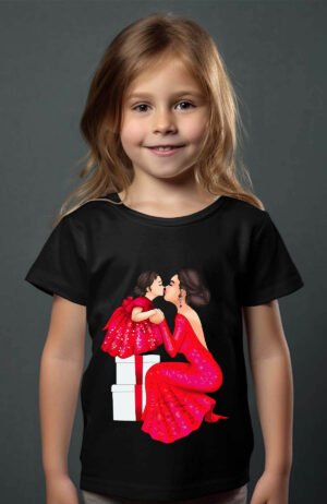 T-shirt Col Rond Fille - Gala family