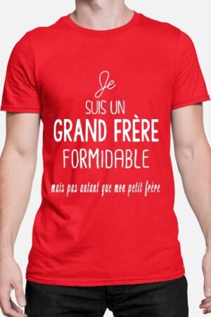 Grd FRERE FORMIDABLE – Tshirt Homme – Rouge