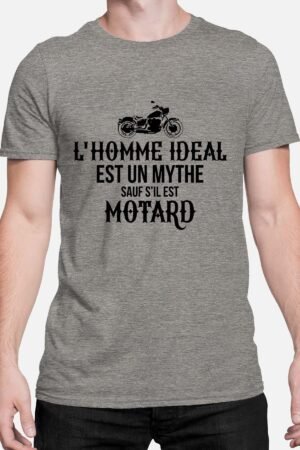 Homme ideal motard – Tshirt Homme – Gris
