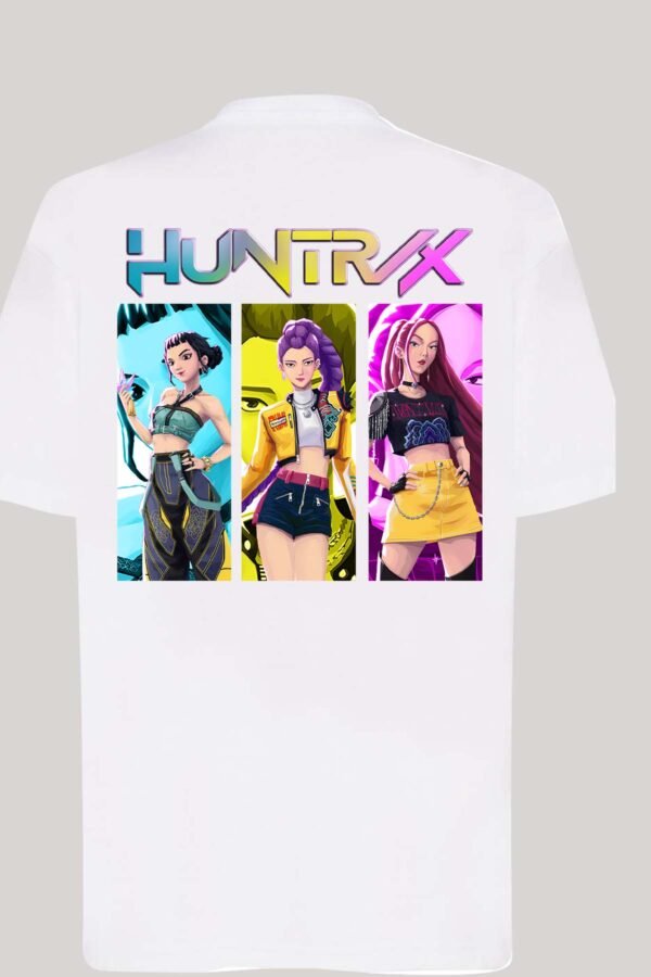 T-shirt Col Rond Fille - Huntrix trio