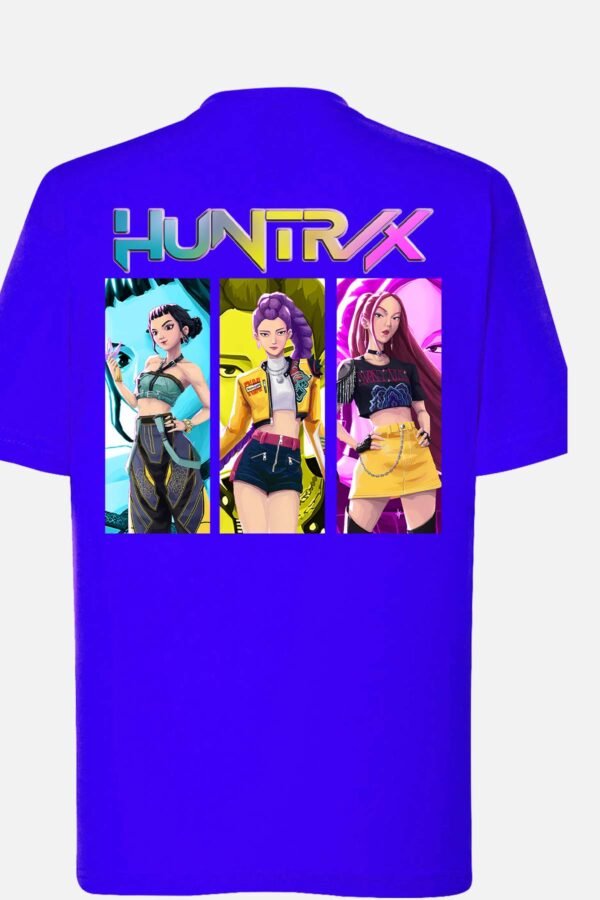 T-shirt Col Rond Fille - Huntrix trio