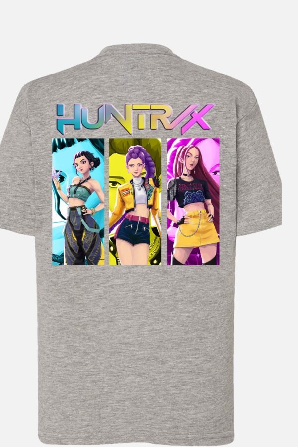 T-shirt Col Rond Fille - Huntrix trio