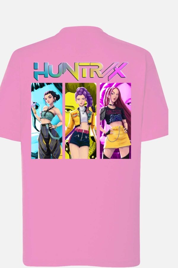 T-shirt Col Rond Fille - Huntrix trio