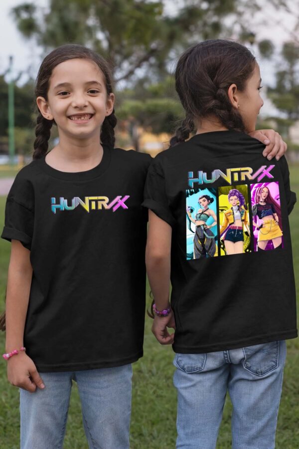 T-shirt Col Rond Fille - Huntrix trio