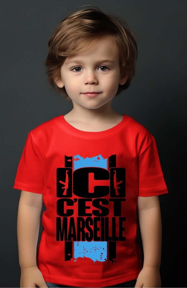 T-shirt Garçon en Gros | Ici c'est Marseille