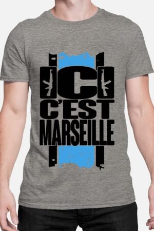 Ici C marseille – Tshirt Homme – Gris