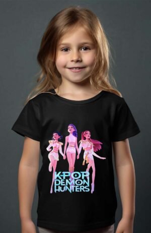 T-shirt Col Rond Fille - Kpop DH