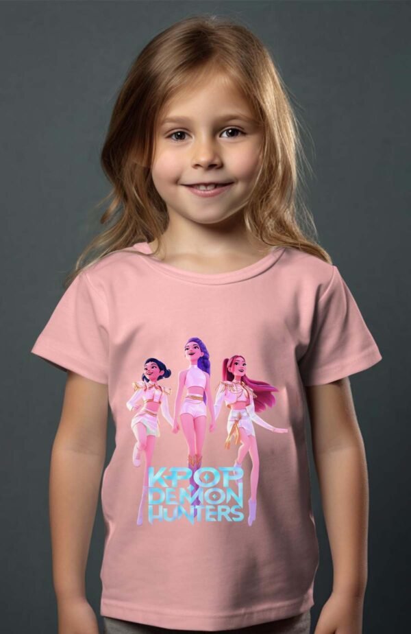 T-shirt Col Rond Fille - Kpop DH