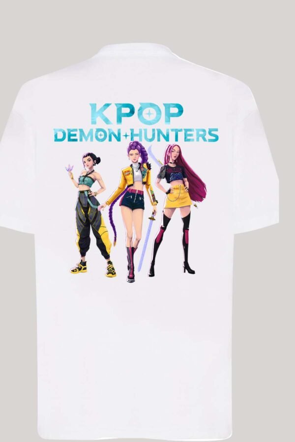 T-shirt Col Rond Fille - Kpop chasseuses