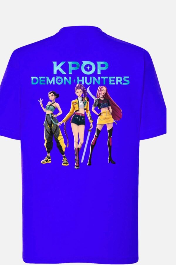 T-shirt Col Rond Fille - Kpop chasseuses