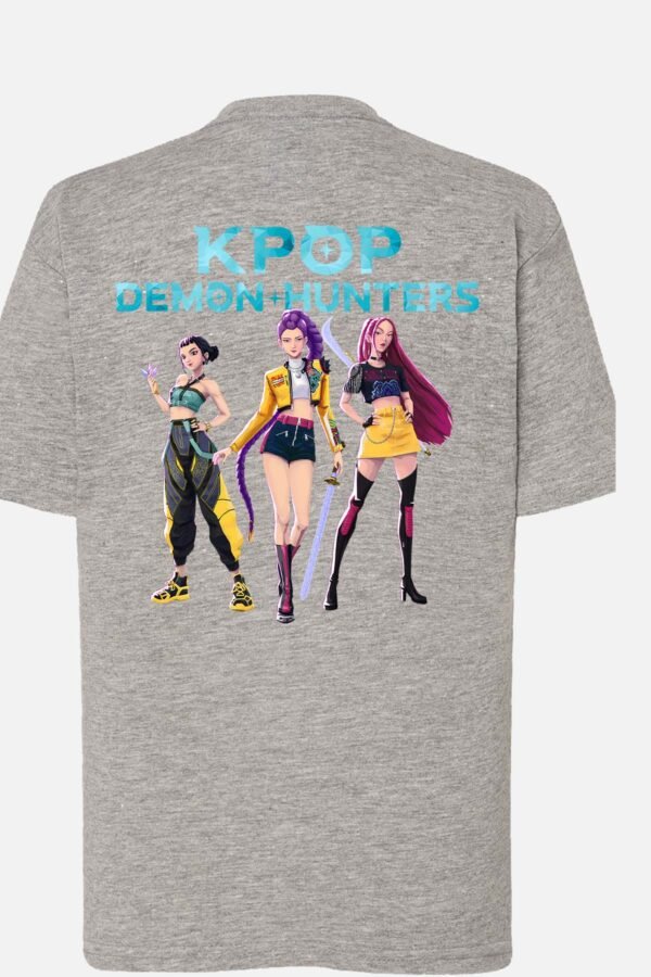 T-shirt Col Rond Fille - Kpop chasseuses