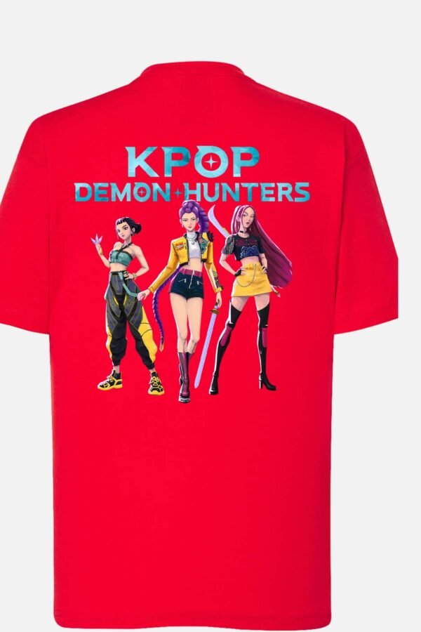T-shirt Col Rond Fille - Kpop chasseuses