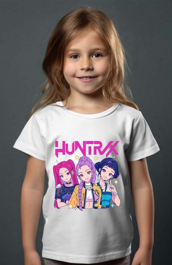 T-shirt Col Rond Fille - Kpop demon