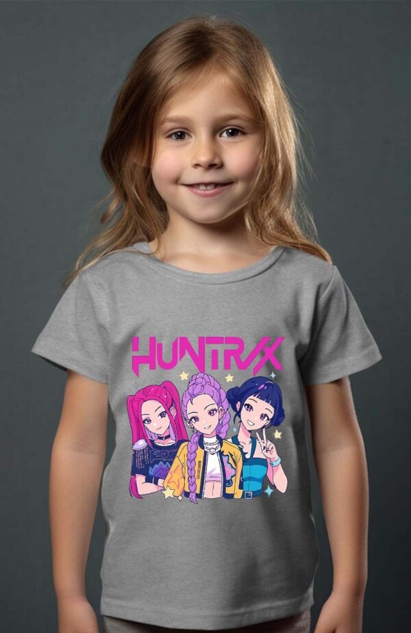 T-shirt Col Rond Fille - Kpop demon