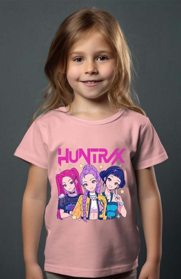 T-shirt Col Rond Fille - Kpop demon