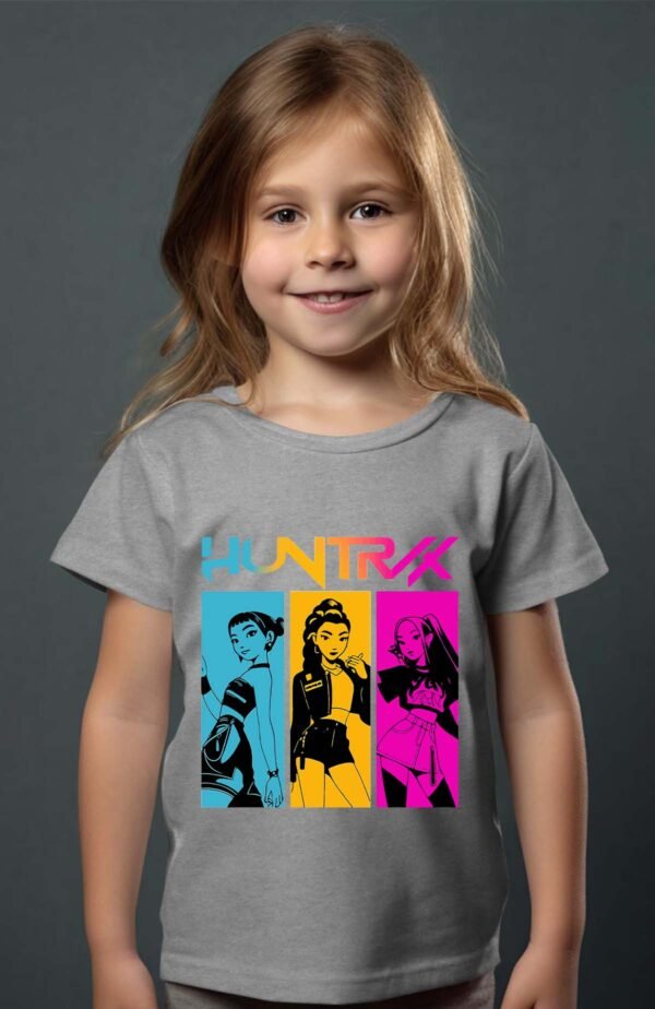 T-shirt Col Rond Fille - Kpop demon class