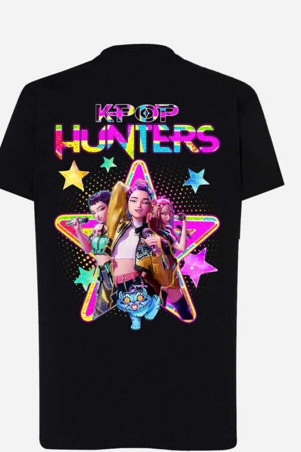 T-shirt Col Rond Fille - Kpop hunters