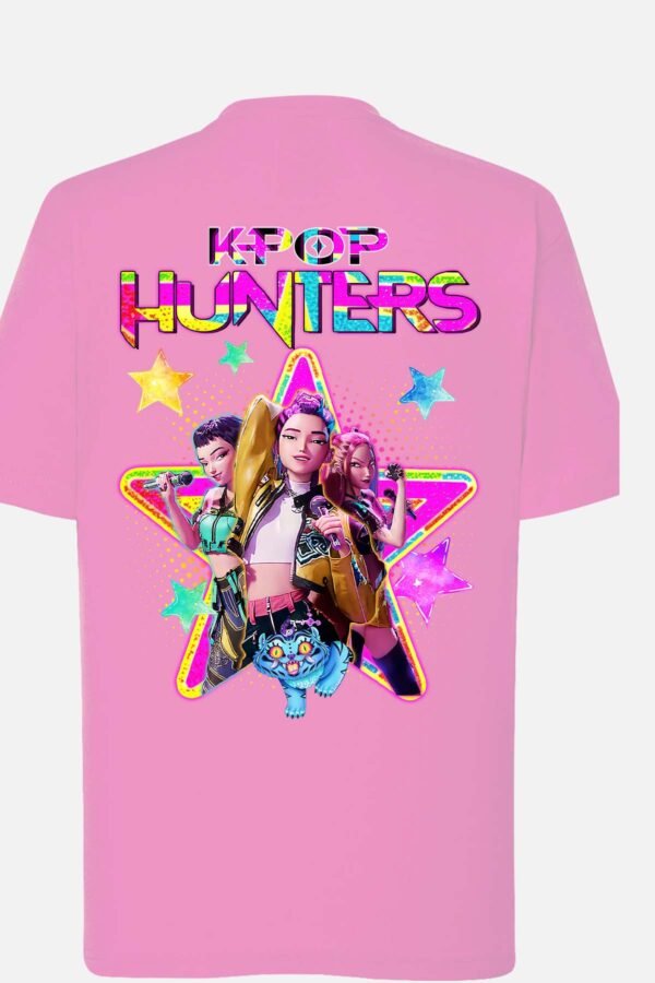 T-shirt Col Rond Fille - Kpop hunters