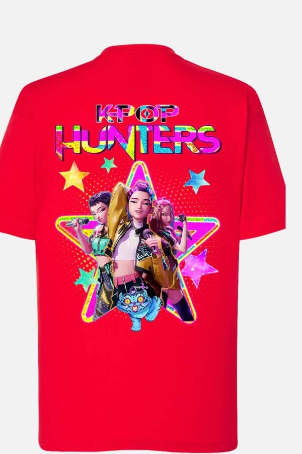 T-shirt Col Rond Fille - Kpop hunters