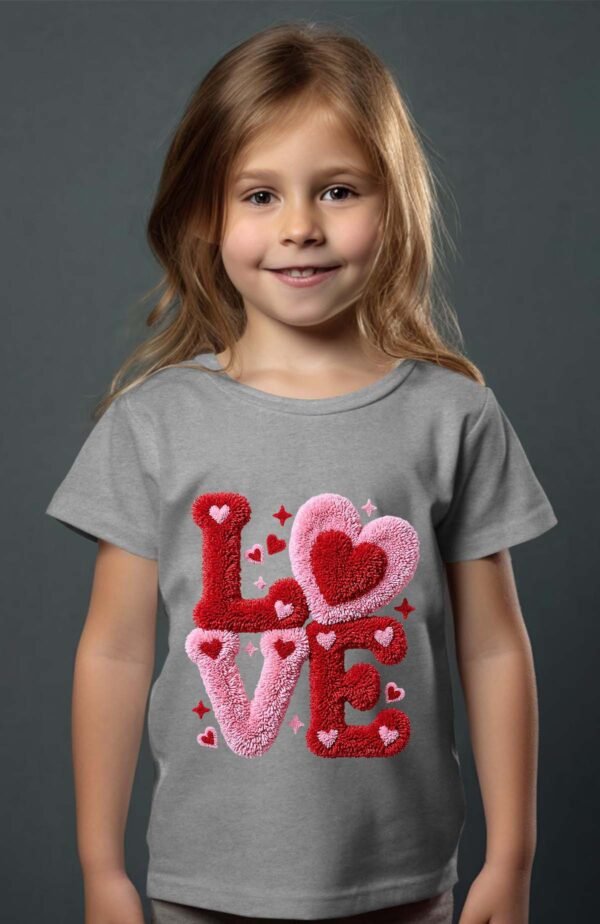 T-shirt Col Rond Fille - Latch love