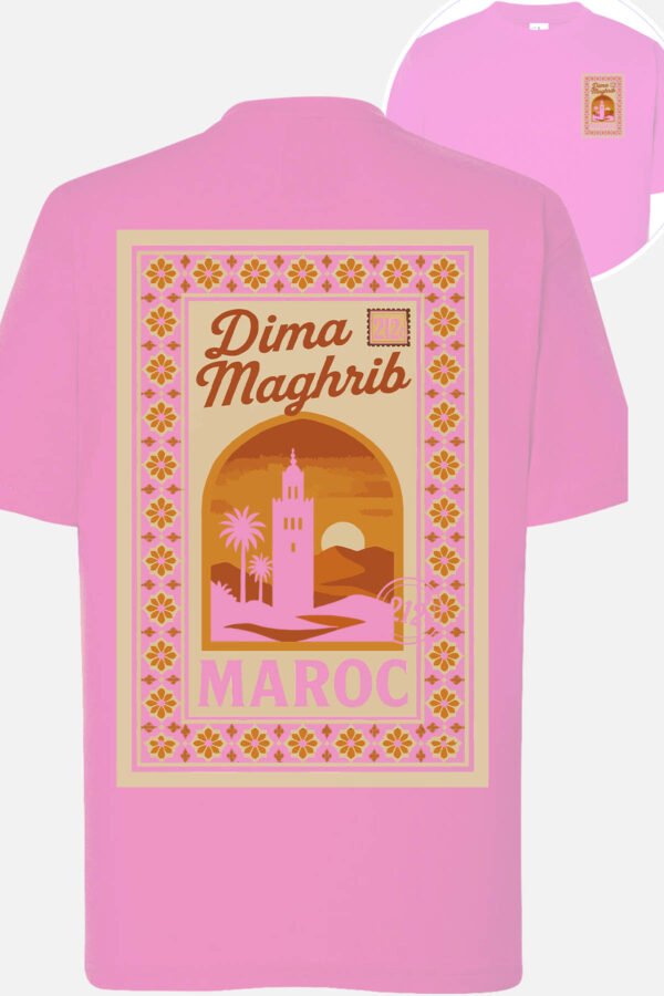 T-shirt Col Rond Fille - Maroc zellige