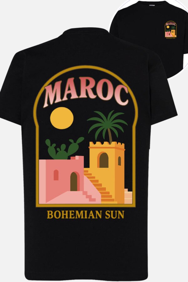 T-shirt Col Rond Fille - Maroc bohemian