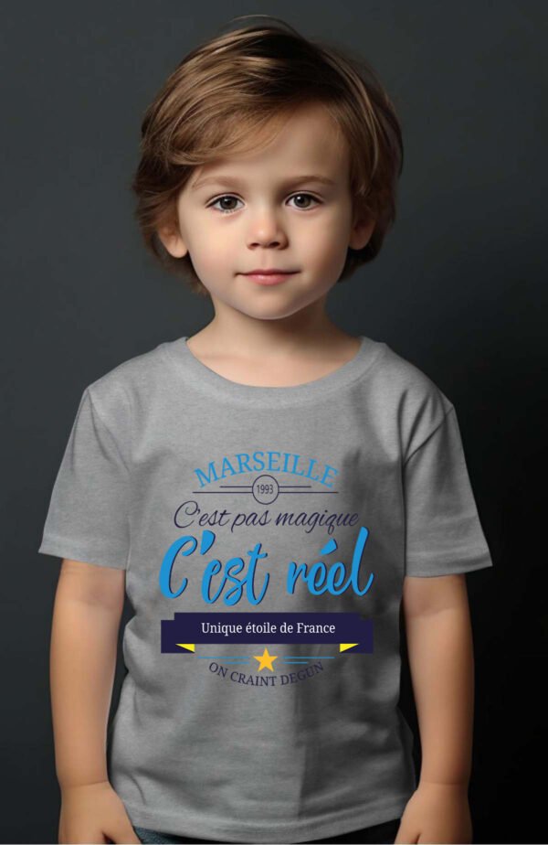T-shirt Garçon en Gros | Marseille c'est réel