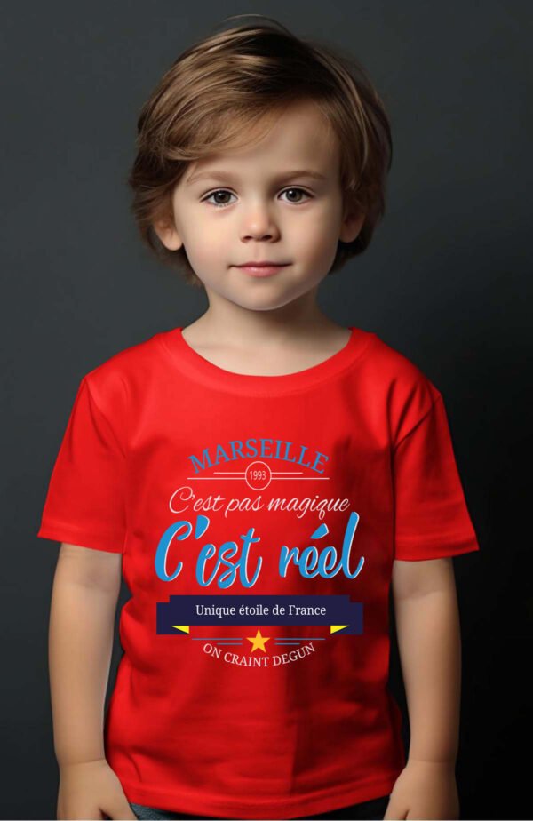 T-shirt Garçon en Gros | Marseille c'est réel