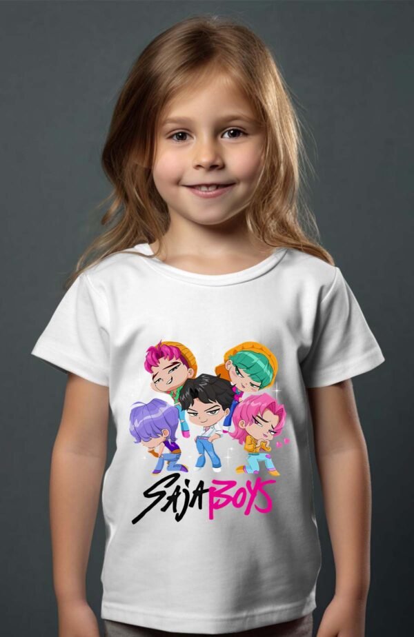 T-shirt Col Rond Fille - Mini saja boys