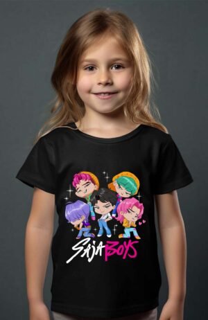 T-shirt Col Rond Fille - Mini saja boys