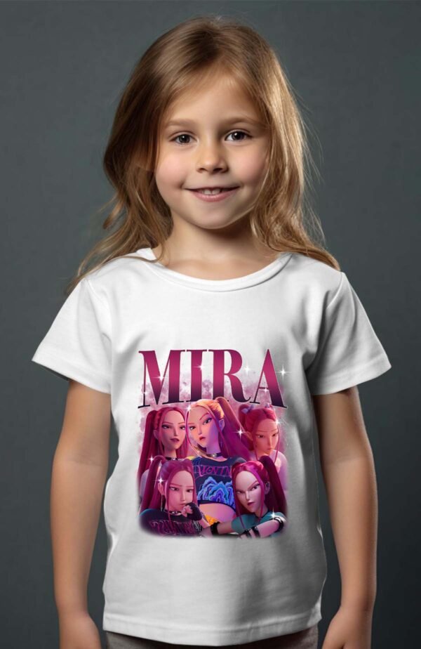 T-shirt Col Rond Fille - Mira bootleg