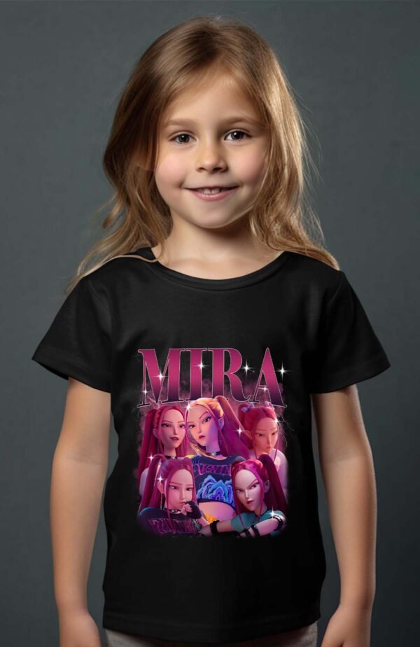 T-shirt Col Rond Fille - Mira bootleg
