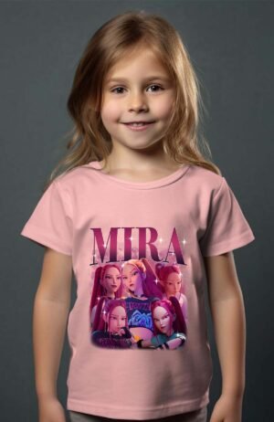 T-shirt Col Rond Fille - Mira bootleg