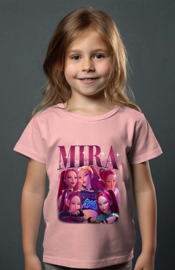 T-shirt Col Rond Fille - Mira bootleg