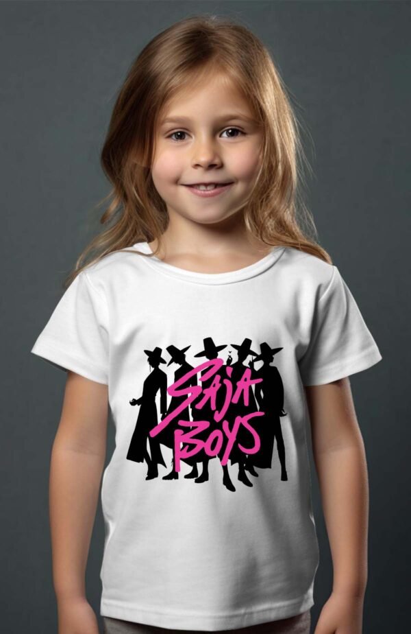 T-shirt Col Rond Fille - Ombre saja