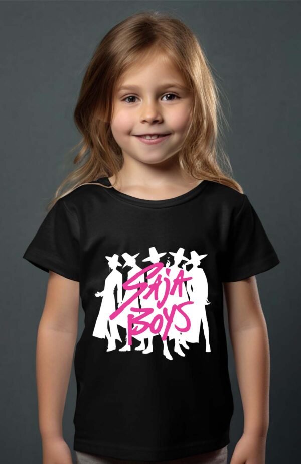 T-shirt Col Rond Fille - Ombre saja