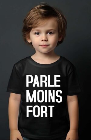 T-shirt Garçon en Gros | Parle moins fort
