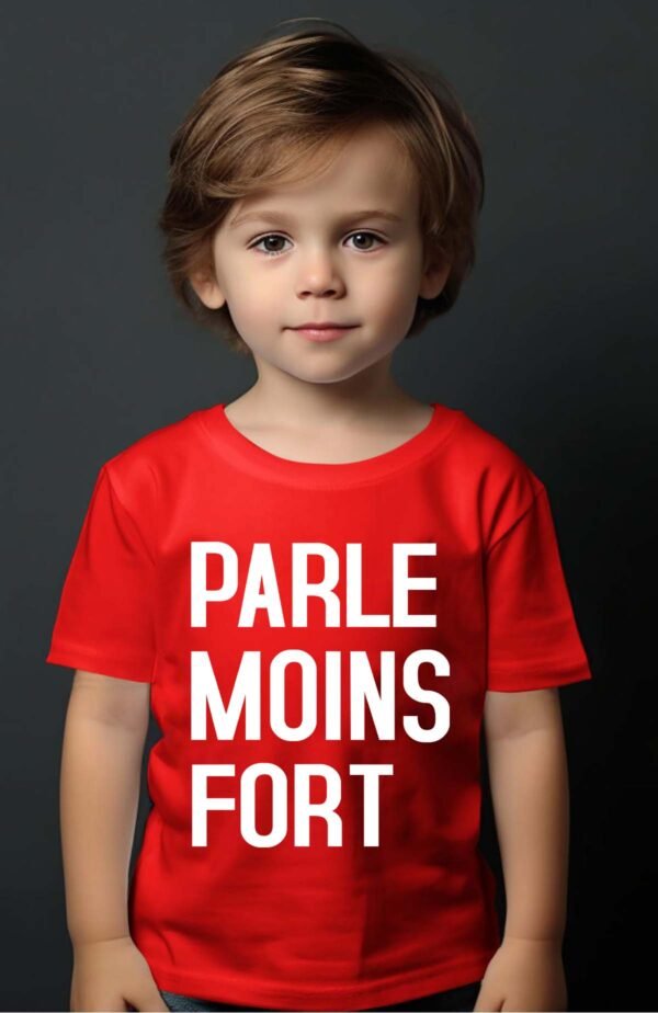T-shirt Garçon en Gros | Parle moins fort