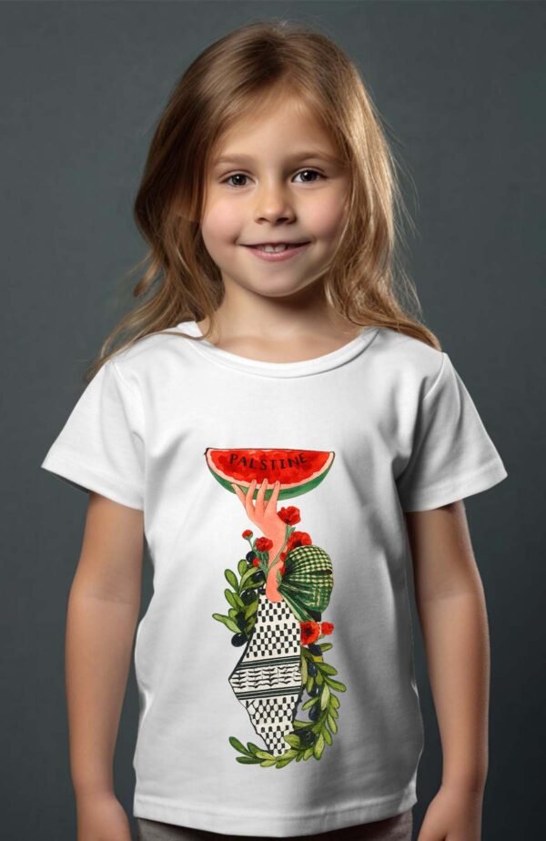 T-shirt Col Rond Fille - Palestine misr
