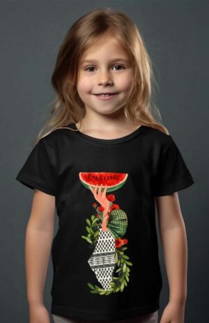 T-shirt Col Rond Fille - Palestine misr