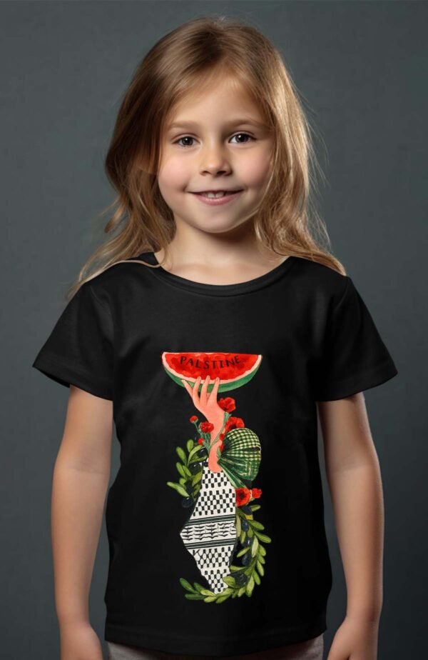 T-shirt Col Rond Fille - Palestine misr