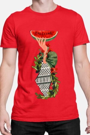 Palestine Misr – Tshirt Homme – Rouge
