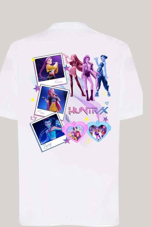 T-shirt Col Rond Fille - Polaroïd huntrix