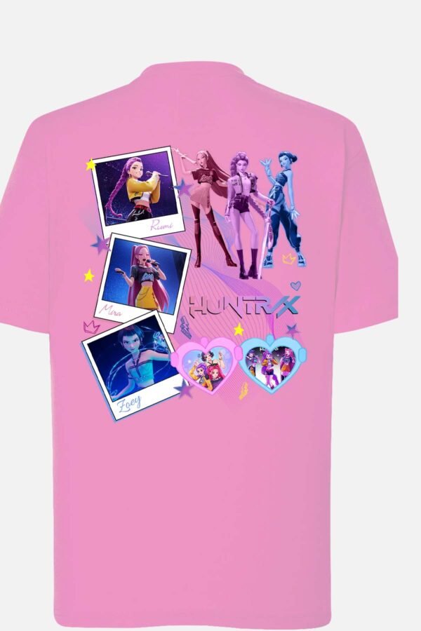 T-shirt Col Rond Fille - Polaroïd huntrix