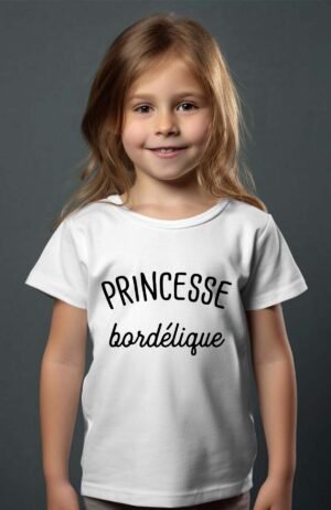 Princesse bordélique – Tshirt Fille – Blanc