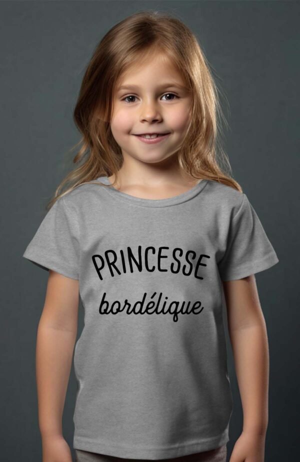 T-shirt Col Rond Fille - Princesse bordélique