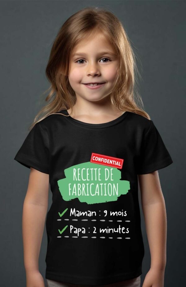T-shirt Col Rond Fille - Recette de fabrication